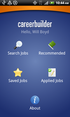 CareerBuilder Android app screenshot 1