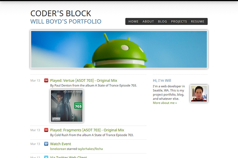 Screenshot of Coder's Block v4