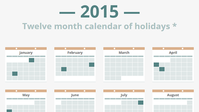 Iconifying content: calendar