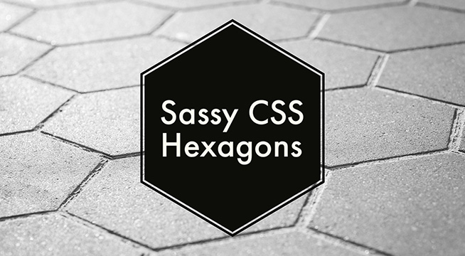 Sassy CSS Hexagons